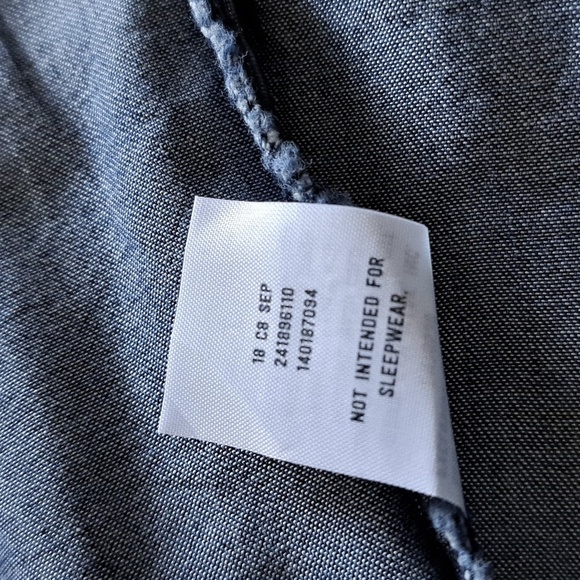 Crazy 8 girls size 10/12 or Large chambray tunic, new - Picture 5 of 5